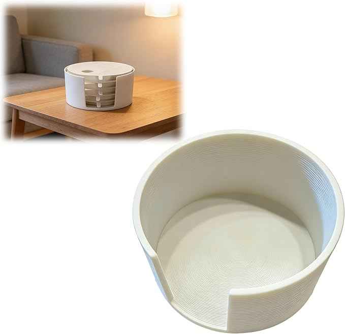 Filter Cartridge Holder Compatible with Petlibro Capsule Water Dispenser, Drawer and Countertop Storage for Up to 5 Cartridges