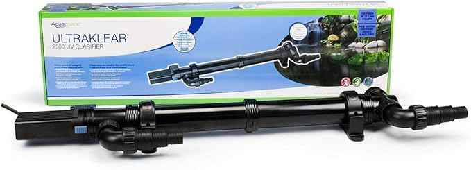 Aquascape UltraKlear 2500 UV Pond Clarifier – 28W UV Light for Clear Water & Algae Control, Ideal for Large Ponds & Water Features, 95037