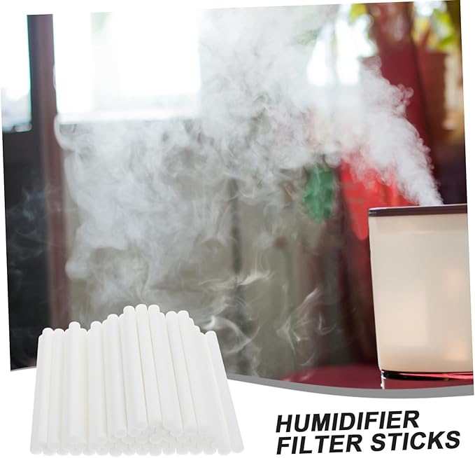 Beaupretty 50pcs Filter Cotton Core for Humidifier Essential Oil Car Diffuser Replacement Absorbent Cotton Fragrance Volatile Sticks - AquaVibe