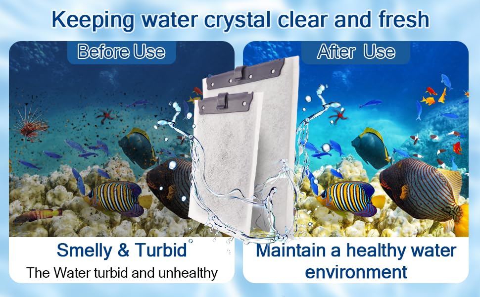 6 Pack Medium Aquarium Filter Cartridge for Whisper Bio (30 Gram)