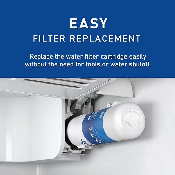 W10295370A Water Filter Replacement, Compatible with Amana ASI2575GRS, ASI2575GRB, KitchenAid KAD1RXD1, KFFS20EYMS, KFIS29PBMS, KSC24C8EYY, KSF26C4XYY, KSF26C6XYY, 2 Pack