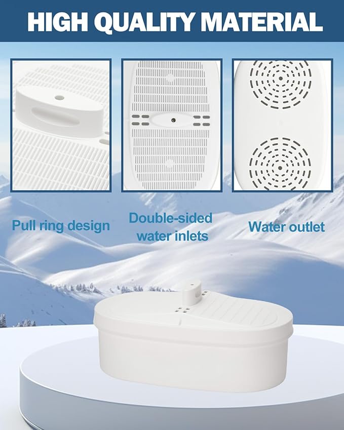 KEEPOW WD-PF-01A Plus Replacement Filter Compatible with All Water-Drop Pitcher Filtration System, Reduces PFOA/PFOS, Chlorine, Last Up to 3 Months or 200 Gallons, 4 Pack