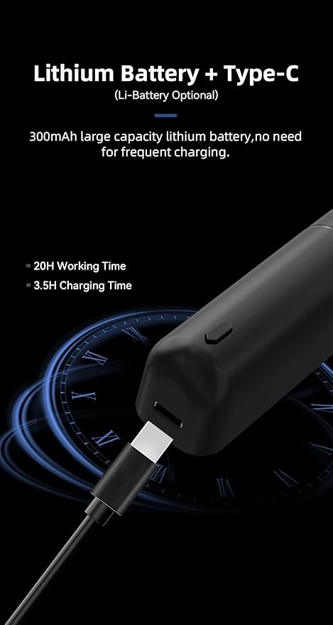 Smart Car Air Freshener Diffuser, Waterless Essential Oil Diffuser with Auto Sensor, 6 Refill Scents, Rechargeable Vent Clip Fragrance for Car & Home, Black