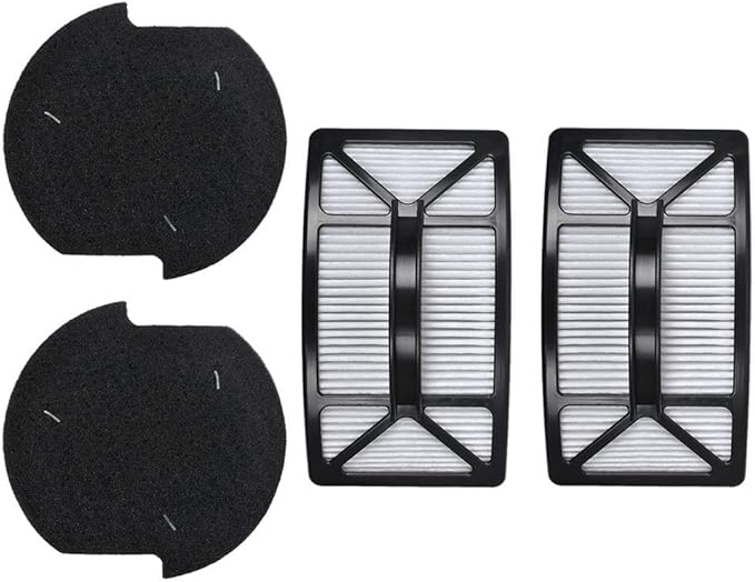 KEEPOW Filter Replacement Kit Compatible with Bissell Powerlifter PowerTrak Pet Vacuum, 2 Pre Motor Filters 1604127 and 2 Post Motor Pleated Filters 1604130 - AquaVibe