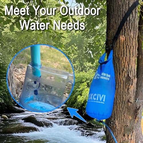 8L Gravity Water Bag for Membrane Solutions Straw Water Filter S1