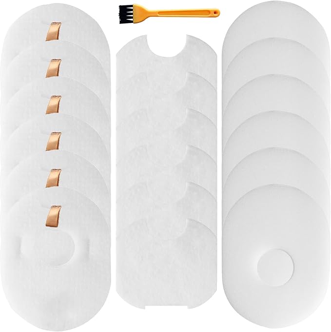6 Pack Filters Replacement Set for Shark Rocket CS100, CS110, HV290, HV292, HV300, HV300C, HV300W, HV300WC, HV301, HV301C, HV301Q, HV302, HV302Q, HV303, HV305, HV307QB, HV308Q, HV310, UV450 - AquaVibe