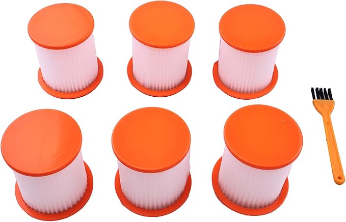 6pcs Filter and 1pc Brush for TMA T120 T121 T151 T150 T220 T210 T181 T180 T220 Vacuum Cleaner - AquaVibe
