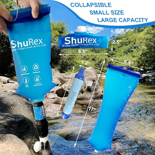 3L Gravity Fed Water Filtration System with Adjustable Tree Strap