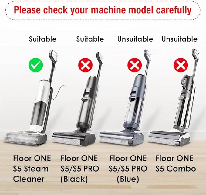Brush Roller for Tineco Floor ONE S5 Steam Vacuum Cleaner Replacement HEPA Filter Vacuum All-in-one - AquaVibe