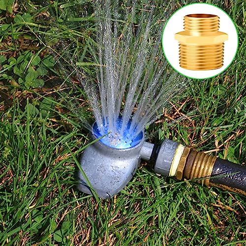 4 PCS 3 4" GHT Male x 1" NPT Male Garden Hose Adapters (4 Count)