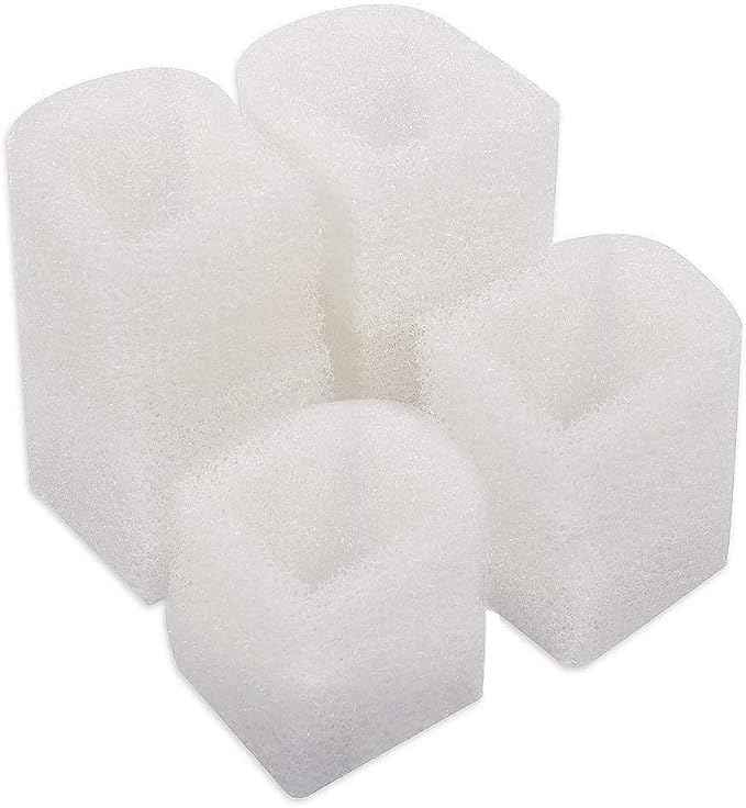 24-Pack Replacement Foam Filter Fit for Drinkwell Stainless Steel 360, Lotus, Avalon, and Pagoda Water Bowl