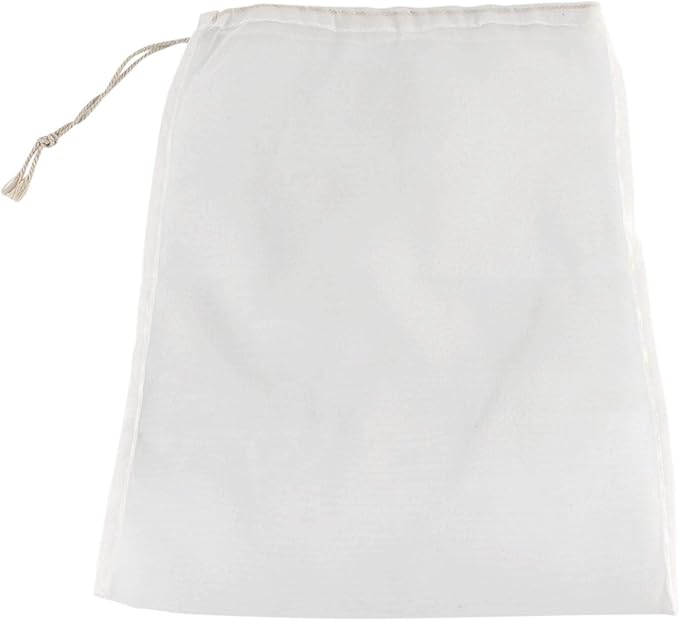 Yosoo 100 Mesh Wine Filter Bag, Reuseable Home Brew Beer Making, Used in Fermentation, Jam and Jam Making, Kefir and Wine Making(20x30cm)