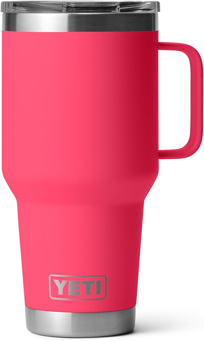 YETI Rambler 30 oz Travel Mug, Stainless Steel, Vacuum Insulated with Stronghold Lid