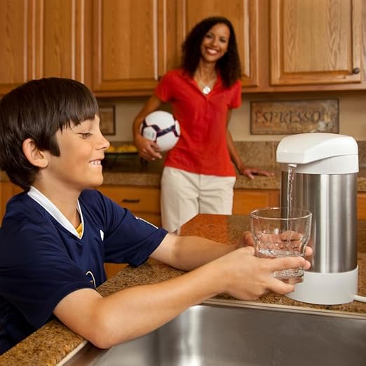 WaterChef C6500 Premium Countertop Water Filter System (Black), 600 Gallon Capacity, NSF/ANSI Certified for 78 Contaminants, Made in USA