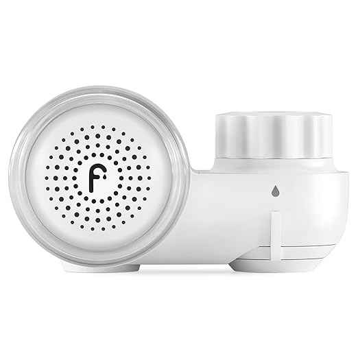 Filterbaby Skincare Filter 2.0, Bathroom Sink Filter Faucet for Skin Care, 99.9% Chlorine Removal - 0.000001 mm Carbon Fiber, Clinically Tested, Skin Hydration in 2 Weeks -(Pearlescent White)