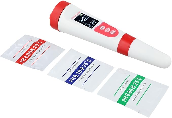 4 in 1 Digital Water Quality Tester Automatic Calibration IP67 Waterproof pH Meter for Precision-Testing