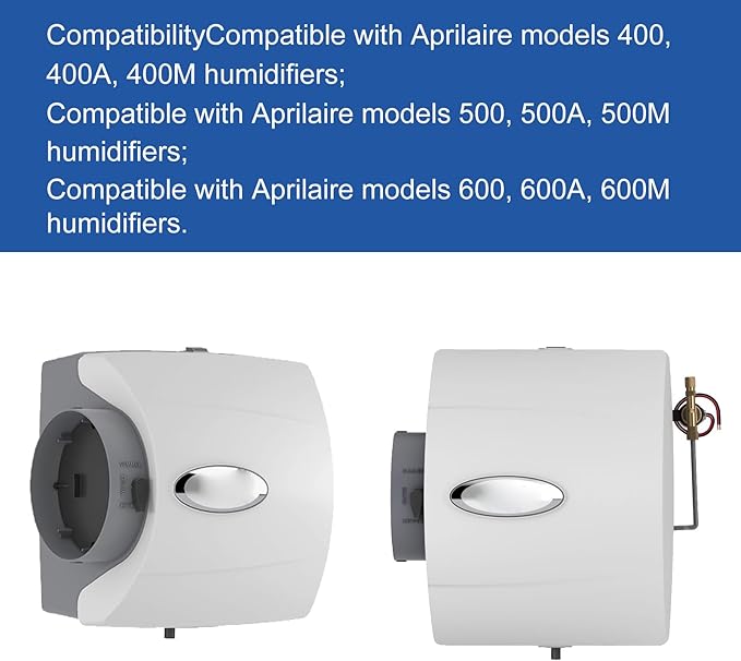 4335 Feed Tube with Sleeve Compatible with 600 Aprilaire Humidifiers 400, 500, 600A,Includes Yellow Orifice (4231), in-line Strainer (4004) - AquaVibe