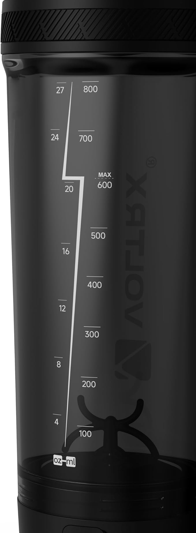 VOLTRX Shaker Bottle, Gallium USB C Rechargeable Electric Protein Shake Mixer, Shaker Cups for Protein Shakes and Meal Replacement Shakes, BPA Free, Made with Tritan, Mint, 27oz