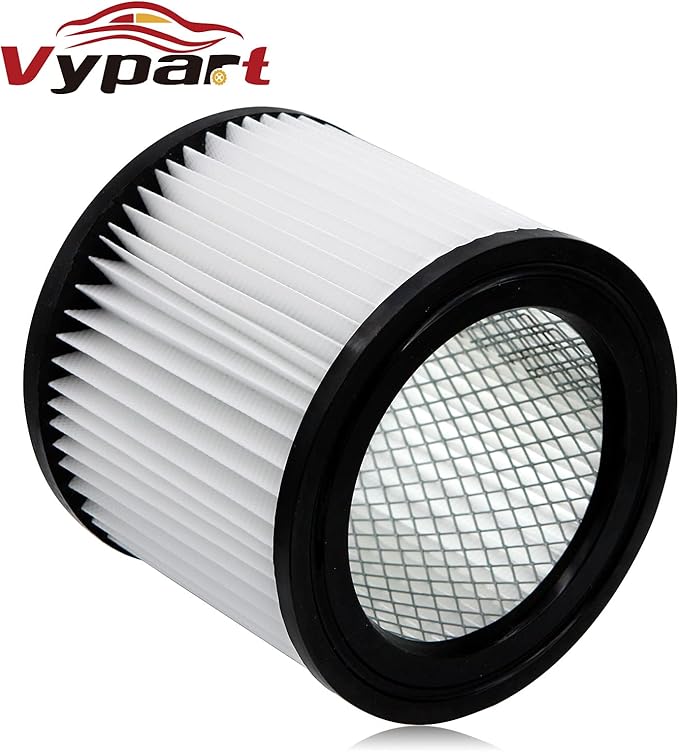 90398 HEPA Replacement Filter - Small Cartridge Vacuum Filter Pack of 2 Fit for Shop-Vac 90398/118692, 9039800, 903-98, 903-98-00 Wet and Dry Vacuum (2 Filters+ 1 Brush) - AquaVibe