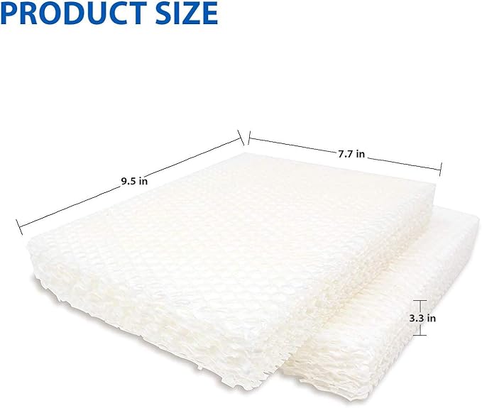Humidifier Wick Replacement Filters Compatible with Vornado MD1-0002 for MD10002 MD10001 MD1-0001 EVAP1 EVAP3 Model 30/40/50 HU1-0021 Holmes HM250 HM405 HM406 HM725 # MD1-0002 MD1-0001 4-pack