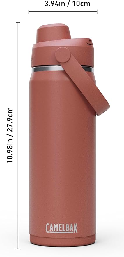 CamelBak Thrive Chug Insulated Stainless Steel Water Bottle Sierra Red, 20oz