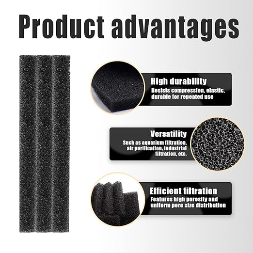 40PPI Sponge,Pump Filter Sponge Replacement AeroGarden Pump Filter Accessories (30 Pack)