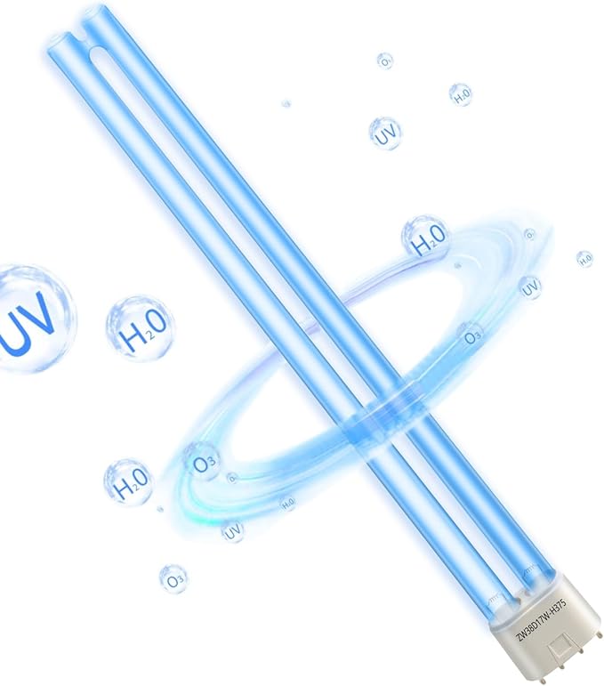UV Light Tube Ozone Sanitizer Bulb Ultraviolet Lamp Quartz Type 38W