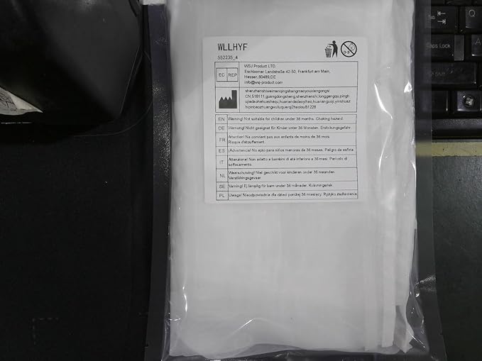 4 Pack Nylon Nut Milk Bag 18×12 Inches Fine Mesh Cheese Cloth Multiple Usage Reusable Food Strainer Professional Cold Brew Filter for Straining Fruit Juice Coffee Tofu Greek Yogurt (18×12in)