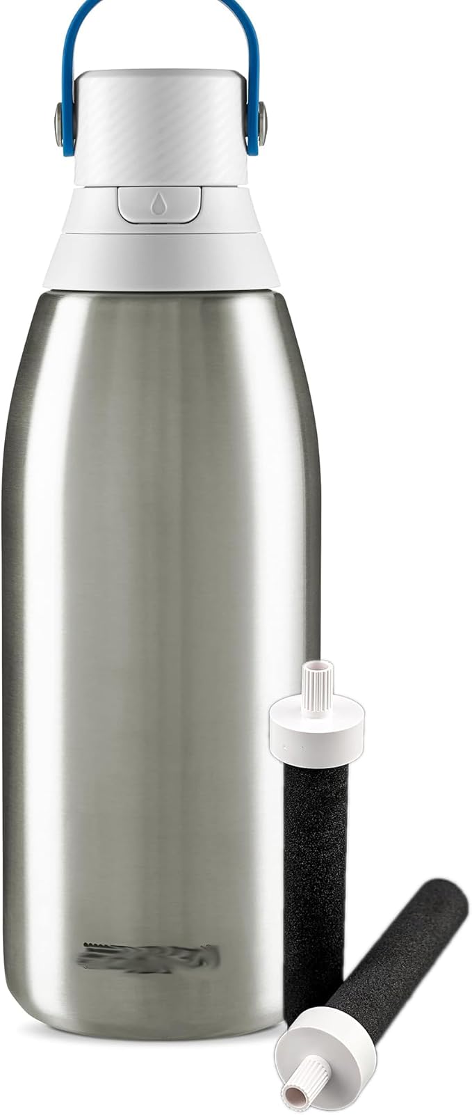 NRP 6-pack Bottle Water Filter Replacement for Brita BB06 Stainless Steel and Plastic Bottles, Each Filter Lasts Two Months or 40 Gallons, Sport Water Bottle Filter