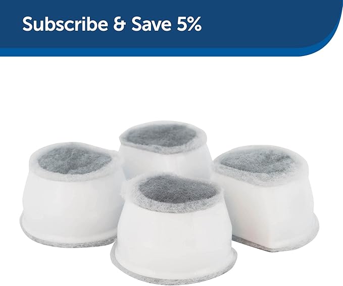 PetSafe Drinkwell Avalon & Pagoda Fountain Activated Carbon Filters - Better Hydration Choice - Long-Lasting Purity - Odor-Free Drinking - Universal Filter Replacement (Pack of 120)