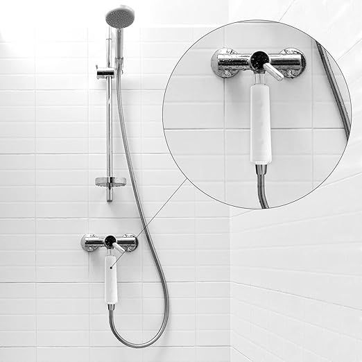 legionela in-Line Shower Head Filter High Pressure Water Softer Filter Removed 99.99999% of Harmful Substance (SS-883+ (W))