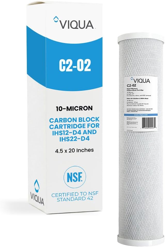 Viqua C2-02 Carbon Block Filter 10-Micron 4.5