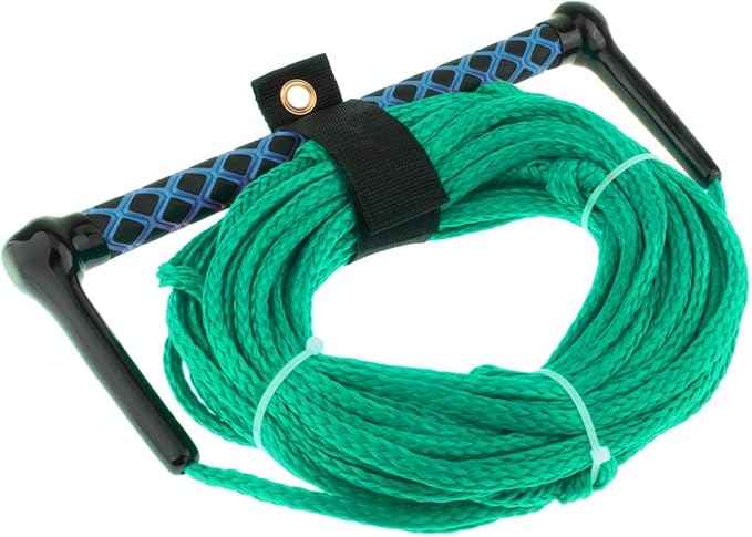 Water Ski Rope, Wakeboard Surfing Tow Rope with Handle Grip, Multifunctional Wake 23M for Water Skis Wakeboard Accs