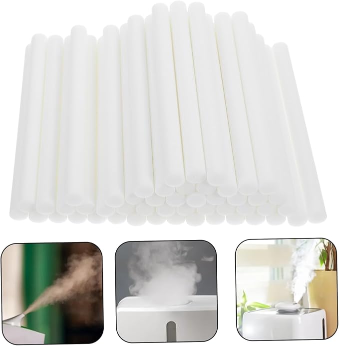 Beaupretty 50pcs Car Humidifier Fragrance Diffuser Replacement Sticks Filter Cotton Core Essential Oil Diffuser Replacement Net - AquaVibe