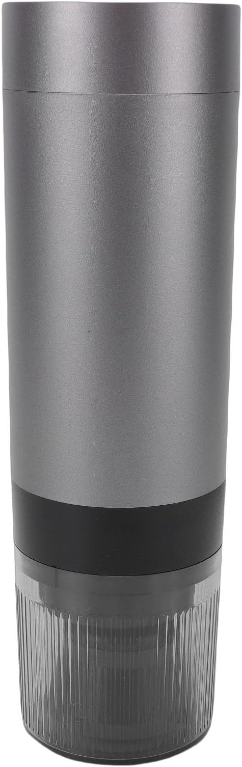 Zerodis Coffee Makers 3 in 1 Rechargeable Coffee Maker with Spoon 200ml Fast Heating Temp Digital Display Fine Mesh Filter Cold Hot Extraction for Camping Office Portable Machine