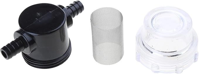 Water Strainer, 1/2Inch Hose Barb in-Line Strainer Twist-On Sprayer Filter for Water Campers Boats