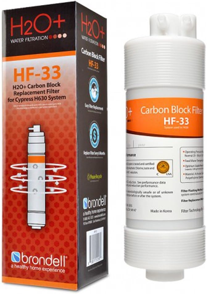 Brondell HF-32 Nanotrap Water Filter Replacement for Cypress Countertop Water Filtration System