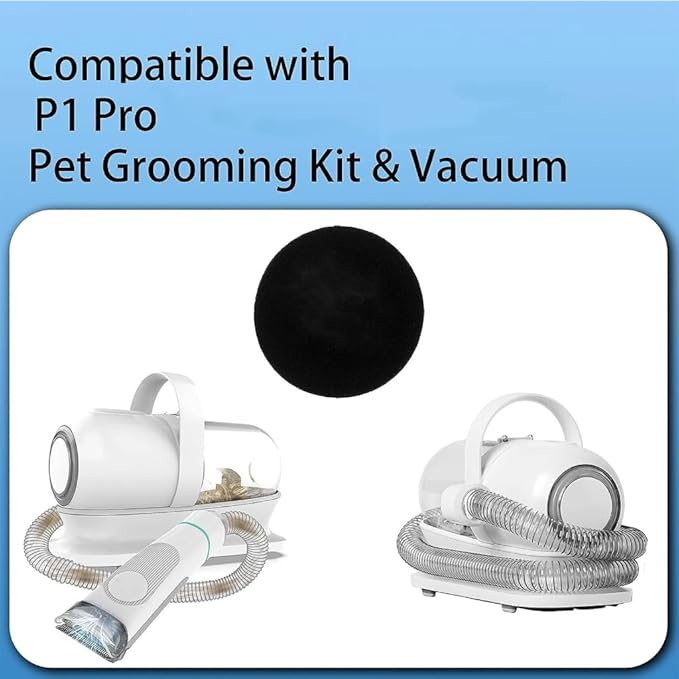 Hepa Filters Sponge, 6 Pack Filter Sponge Replacement Accessories for P1 Pet Grooming Vacuum Sponges Spare Part Accessory - AquaVibe