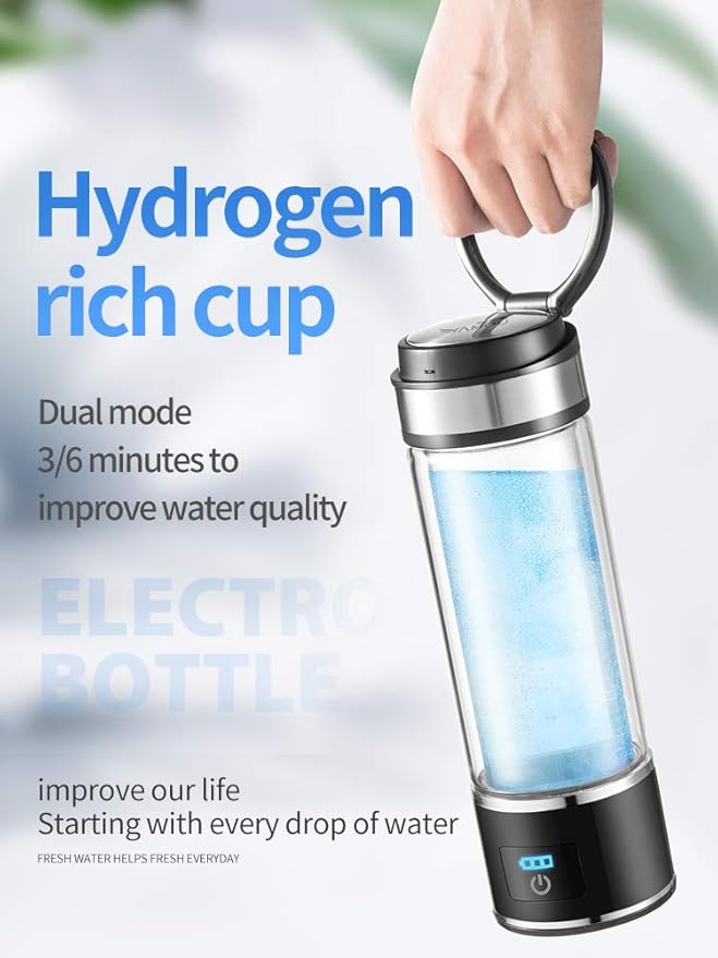 Hydrogen Alkaline Water Bottle Machine Maker Hydrogen Water Generator Ionizer with SPE and PEM Technology,US Membrane Make Hydrogen Content up to 800-1200 PPB