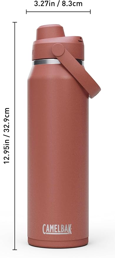 CamelBak Thrive Chug Insulated Stainless Steel Water Bottle Sierra Red, 32oz