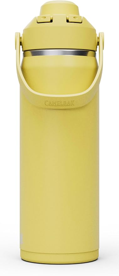 CamelBak Thrive Chug Insulated Stainless Steel Water Bottle Yellow Bloom, 20oz