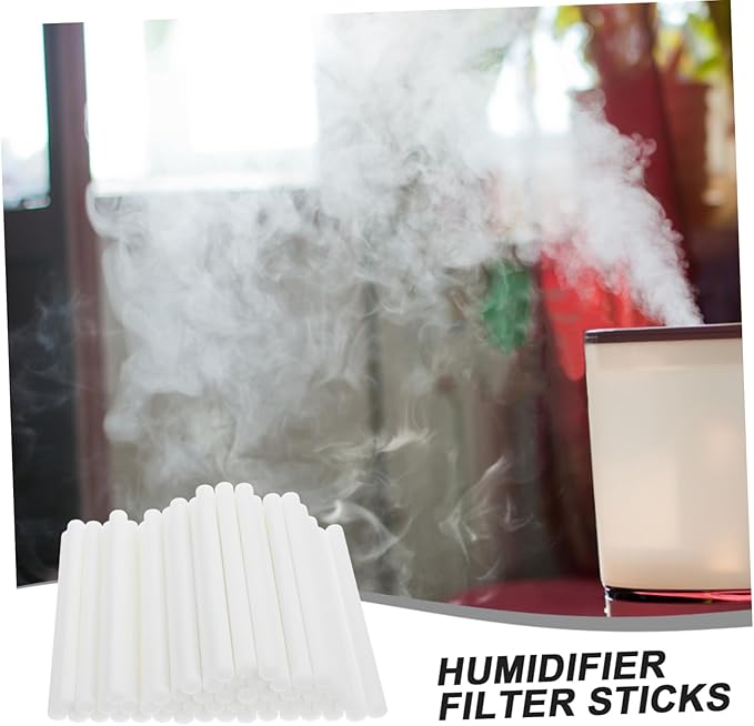 50pcs Essential Oil Diffuser Car Humidifier Filter Cotton Wicks Replacement Net for Humidifier White - AquaVibe