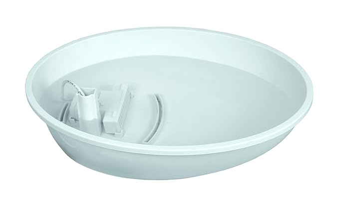 Pioneer Pet Swan Pet Drinking Fountain for Cats and Dogs - 80oz Capacity, Great for Multiple Pets – Great for Pets Who Love the Faucet - Bubbler and Bowl Dispenser Design Keeps Water Moving