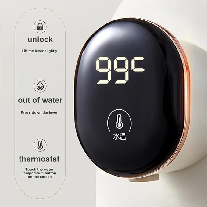Instant Hot Water Dispenser Desktop Mini Electric Kettle Quick Heat Portable Kettle Cute Multipurpose Home Water Dispenser(Without Water Bottle and Cup)