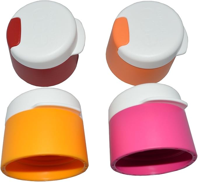 Tupperware TP-760-T750 Aquasafe Sports Water Bottle (Flip Top 750ml, 4 Pcs)