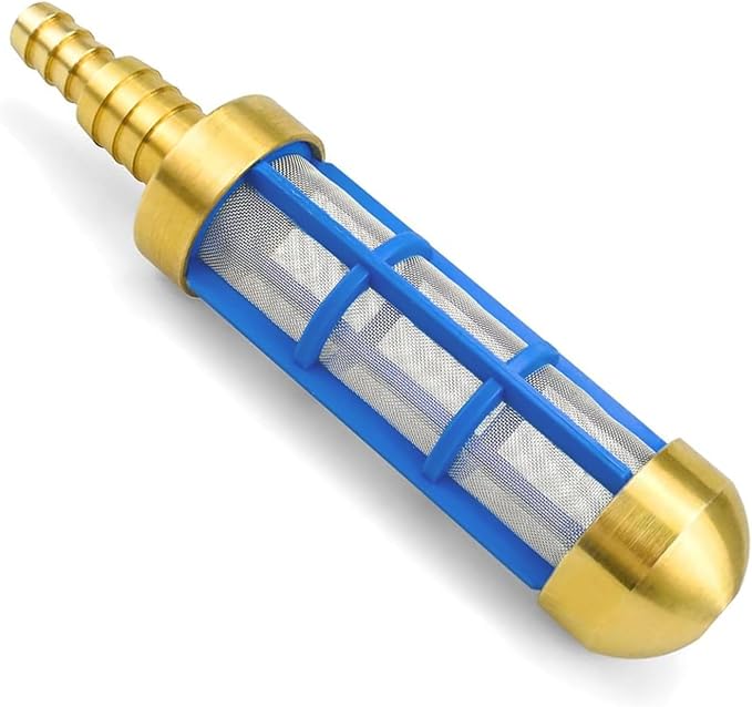 Pressure Washer Filter Brass 3/4'' 5/8'' Hose Water Suction Strainer Pickup Filter Hose Inlet Strainer for Water Tank Connection to Suction Hose Accessories - AquaVibe