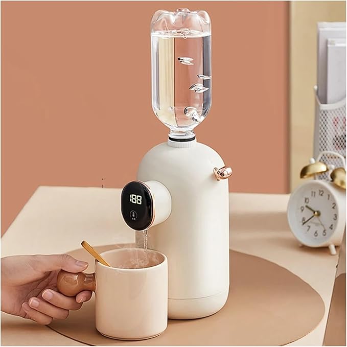 Instant Hot Water Dispenser Desktop Mini Electric Kettle Quick Heat Portable Kettle Cute Multipurpose Home Water Dispenser(Without Water Bottle and Cup)