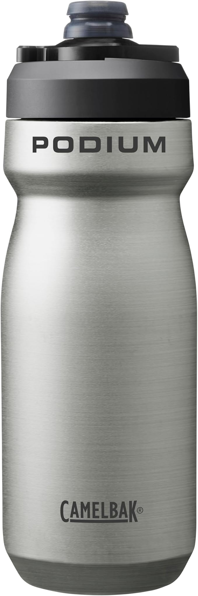 CamelBak Podium Steel Insulated Stainless Steel Bike Water Bottle Stainless, 18oz