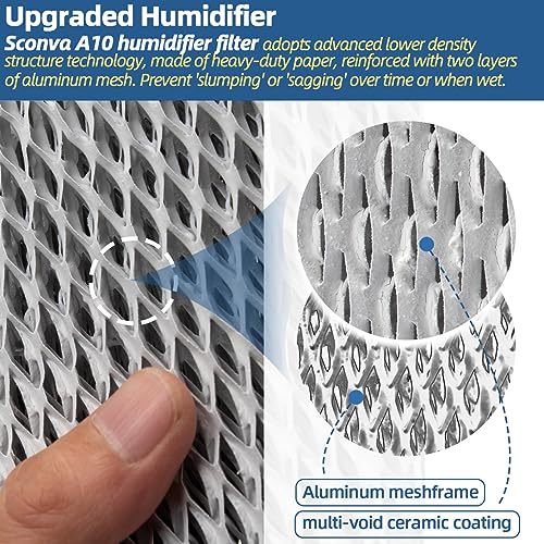 10 Humidifier Filter Pad Water Panel for Aprilaire 110 220 500 550 558 Part