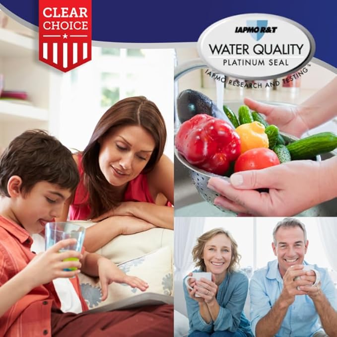 Clear Choice Compatible Replacement for Samsung DA29-00019A, DA29-00020A, DA29-00020B Refrigerator Water Filter, NSF/ANSI 42 Certified, Box of 2, Made in the USA
